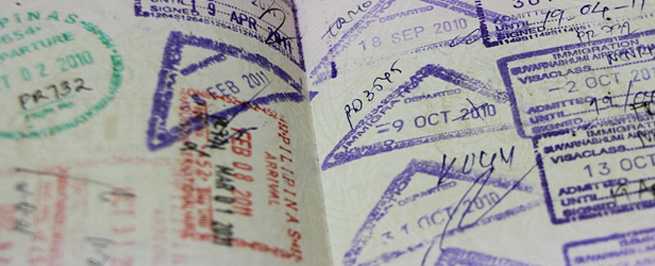 Immigration Passport for Thailand