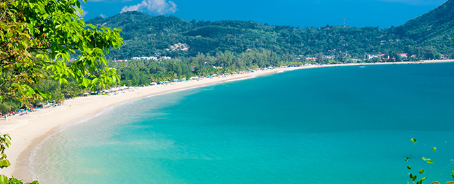 Example of Phuket Beach