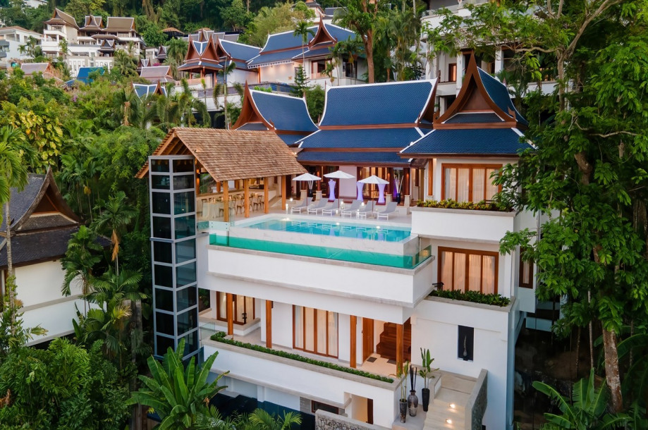 Luxurious 5 Bed 5 Bath Villa For Rent in the Baan Thai Surin Hill Estate | Baan View Talay | Sea View Zenith Villa-3