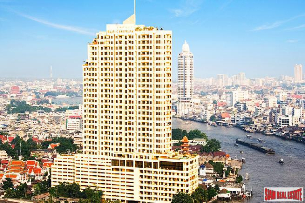 Baan Chaopraya Condominium | Large 3 Bed Condo on 19th Floor with Amazing River and City Views and Antique Furnishings at Chaopraya River-12