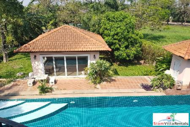 Windmill Village Bangna Golf Course | Extra Large Four Bedroom  Home with Pool near the Airport-11