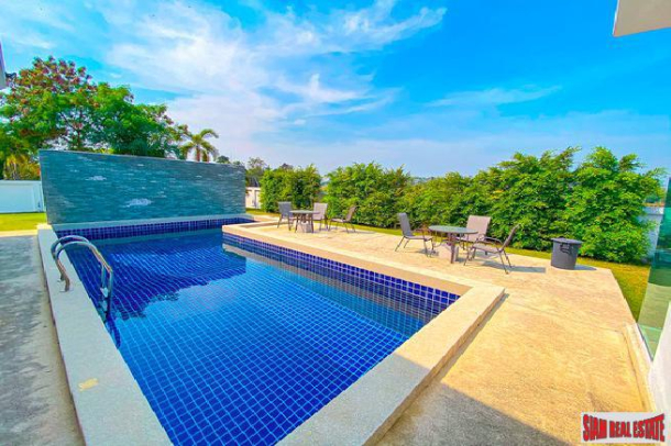 Brand new development 5 bedroom pool villa for rent - Na jomtien-18