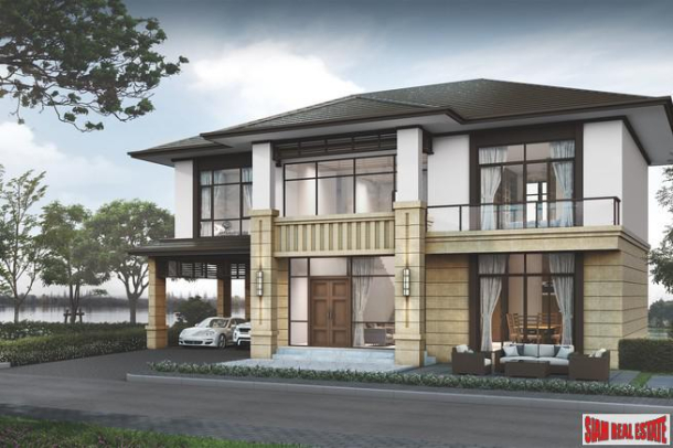 Four Bedroom Two Storey Detached Houses Lakeside in Samut Sakhon-6