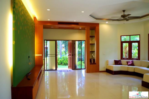 Large Four Bedroom House with Pool in Secure Compound for Rent at Ramkhamheang-21