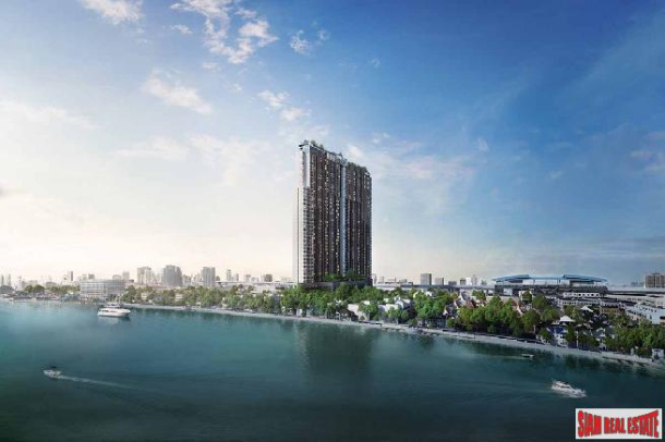 Nearing Completion is this High-Rise Riverside Smart Condo by Leading Thai Developer at Bang Phlat - 1 Bed Units-1