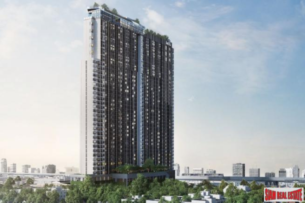 Nearing Completion is this High-Rise Riverside Smart Condo by Leading Thai Developer at Bang Phlat - 1 Bed Units-3