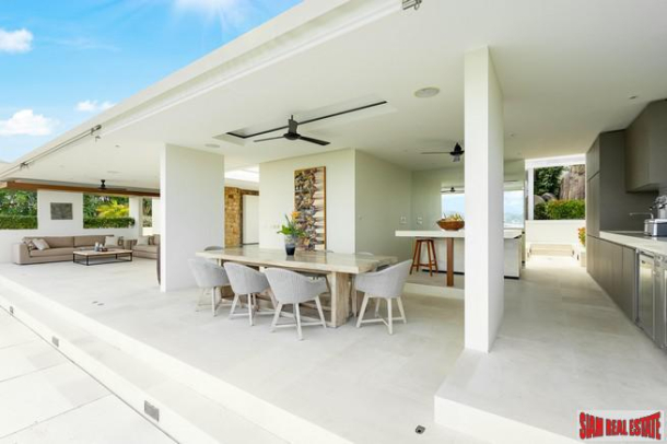 Ultimate Luxury 4 Bed Sea View Villa in Exclusive Estate Community at Choeng Mon Beach, Koh Samui-12