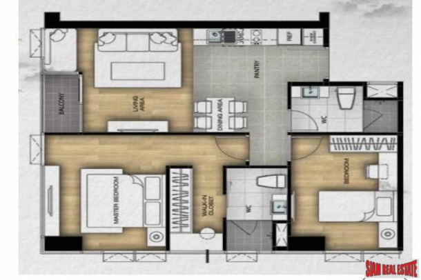 Vertiq Rama 4 | Two Bedroom Condo for Sale Located in a High Demand Sam Yan Residential Area-15