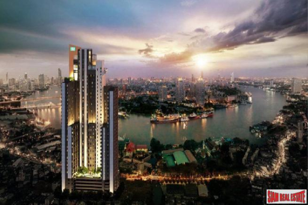 Newly Completed High-Rise Riverside Fully Furnished Condos at Charoen Nakhon, Bangkok - 1 Bed Plus Units-1