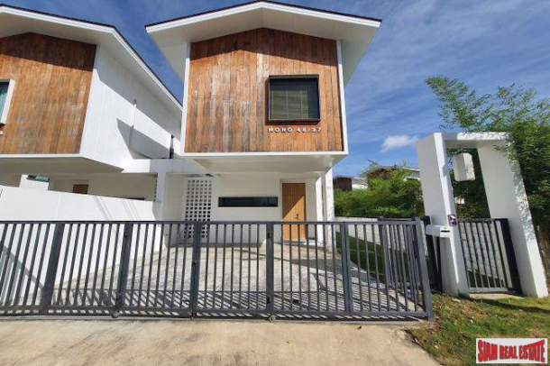 Mono Palai | Spacious Two Storey Three Bedroom Loft-Style House with Private Pool for Rent in Chalong-1