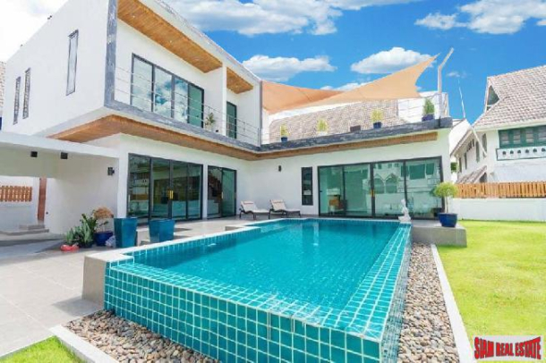 High-Quality 3 Bed Beachside Villa in Secure Estate with Option on Additional Plots of Land, at Khao Takiab Beach, Hua Hin-1