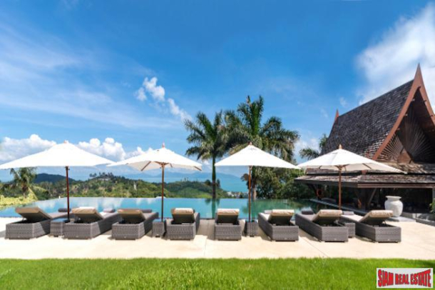 Beautiful Six Bedroom Luxury Sea View Villa for Sale  in Bophut-9