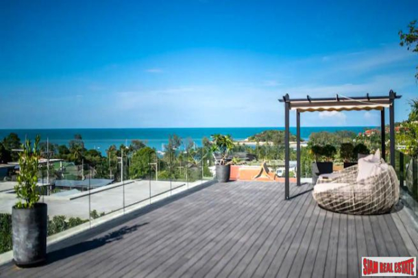 Ultra Modern Three Bedroom Sea View Pool Villa for Sale Near Choeng Mon Beach-11