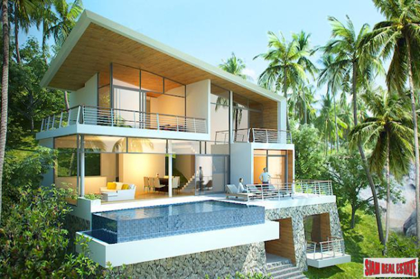 Exclusive New  Sea-view Villas in Lamai - 2 to 4 Bedrooms For Sale-21