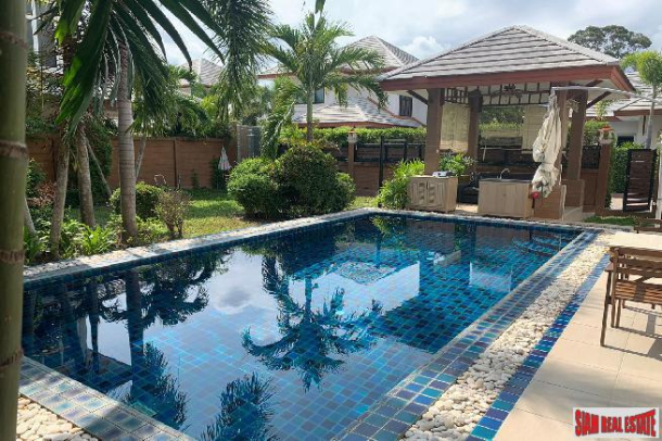 Baan Mabprachan Village | Spacious Two Storey, Three Bedroom House with Pool for Sale in Pattaya City-1