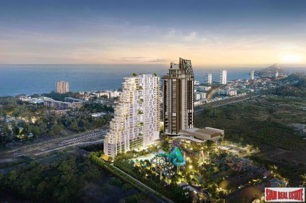 Luxury New High-Rise Sea View Resort Hotel Branded Condo by Top Developers with Amazing Facilities at Nong Kae, South Hua Hin -2 Bed and 2 Bed Jacuzzi Units-1