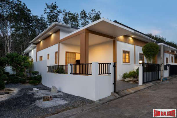 New Japanese Style Three Bedroom House for Rent in Thalang-3