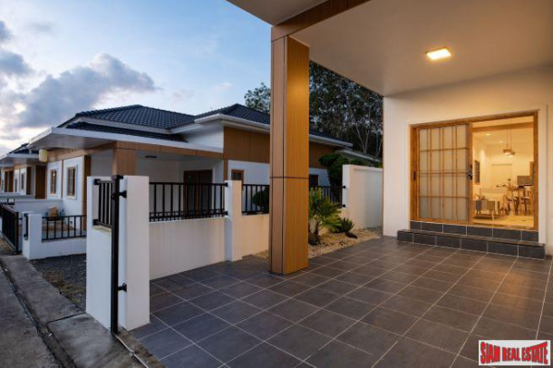 New Japanese Style Three Bedroom House for Rent in Thalang-4