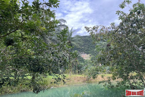 9 Rai Land Plot with Stunning Mountain Views for Sale in Nong Thaley, Krabi-9
