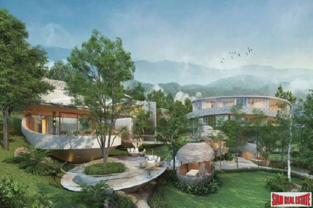 New 3 & 4 Bedroom Pool Villas with Panoramic Mountain Views for Sale in Bang Tao-26