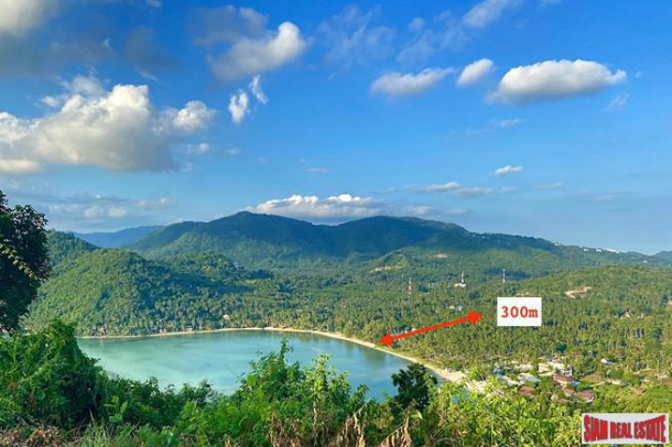 Large Land Plot only  300m to the Beach for Sale in Taling Ngam, Samui-1