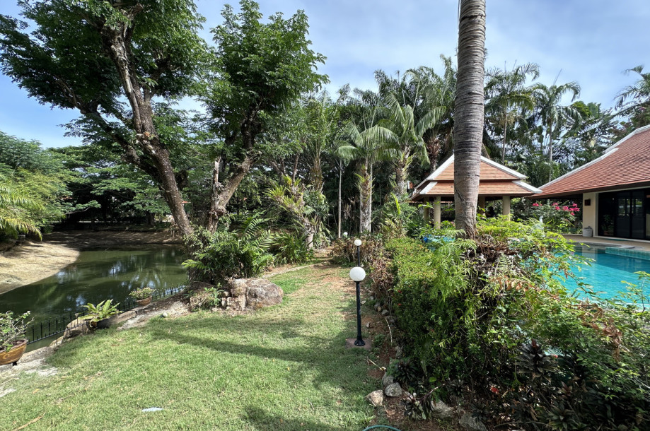 Nai Harn Baan Bua // 3 Bed + 1 office 3 bathroom Canal View Pool Villa In 10 Mins to Nai Harn beach-35